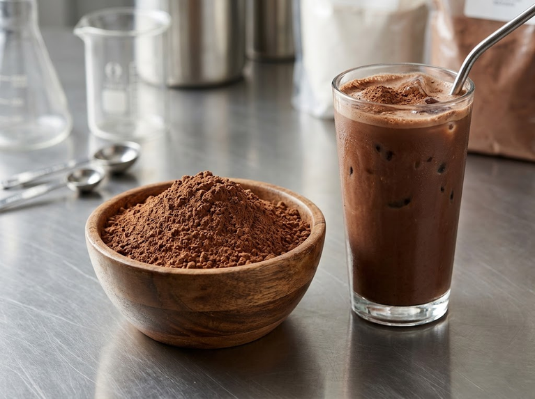cokelat bubuk untuk es cokelat