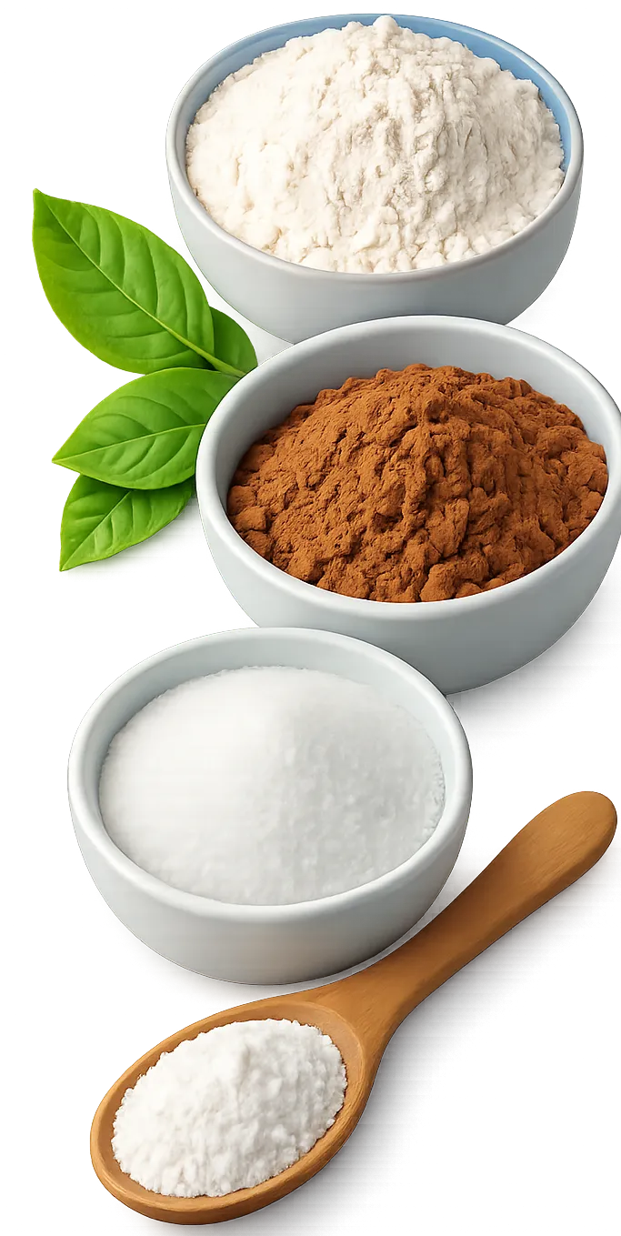 Gudang dan produk bahan baku makanan minuman Putra Pangan Prima